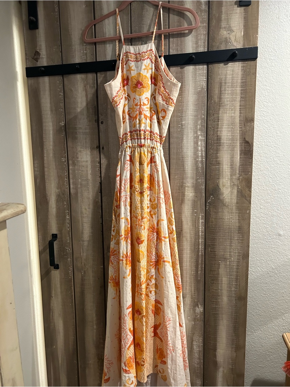 NWT Farm Rio x Anthropologie Printed
Halter Maxi Dress, M - Picture 5 of 12